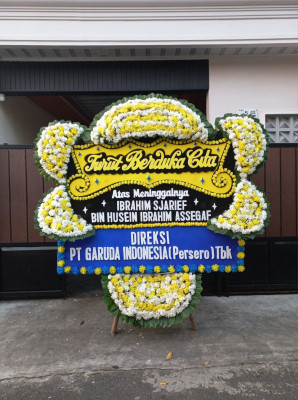 Papan Bunga Duka di Padang Panjang Barat